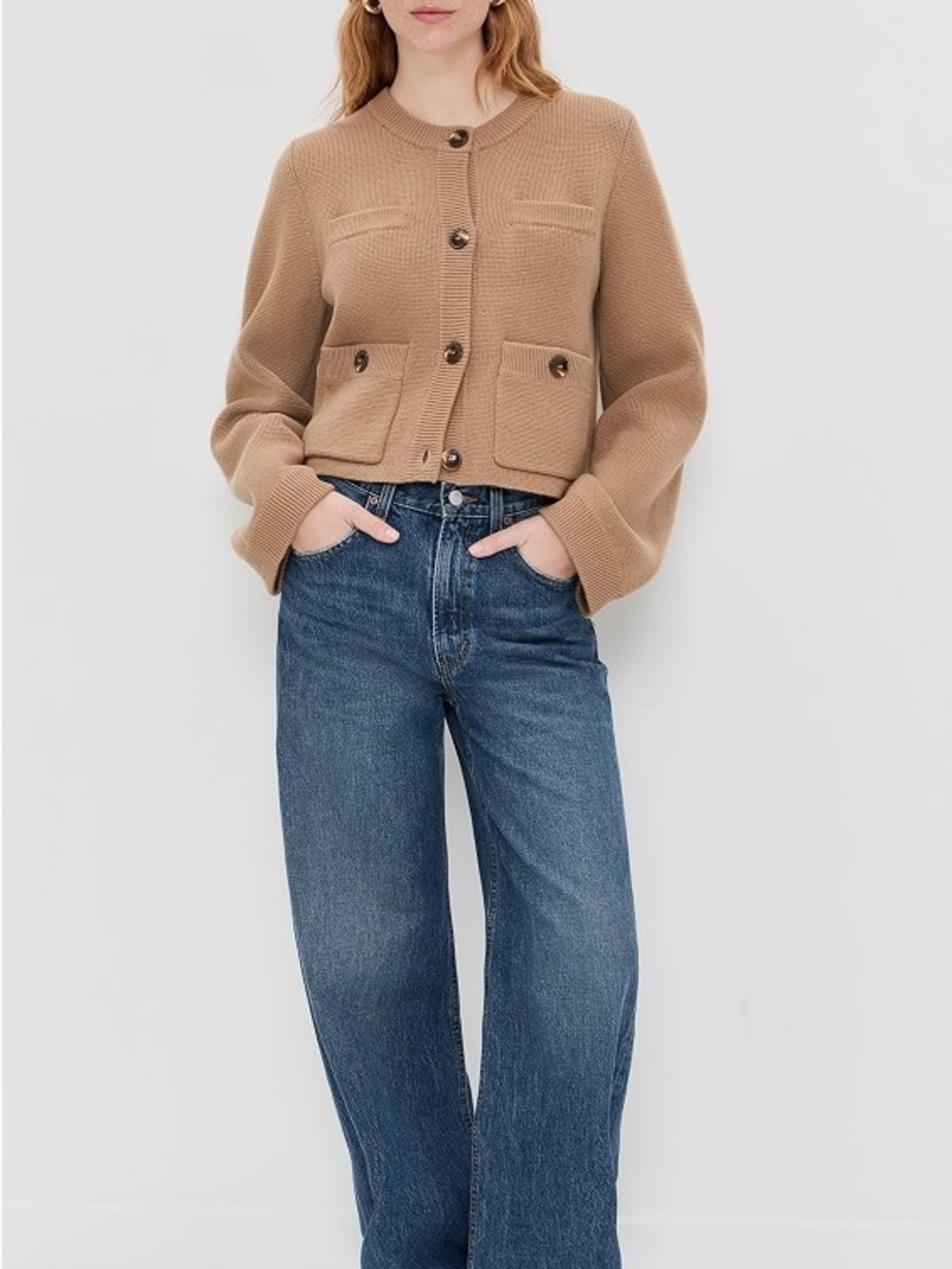 Jenni Kayne Charlotte Cardigan, Camel, SZ XS, NWT